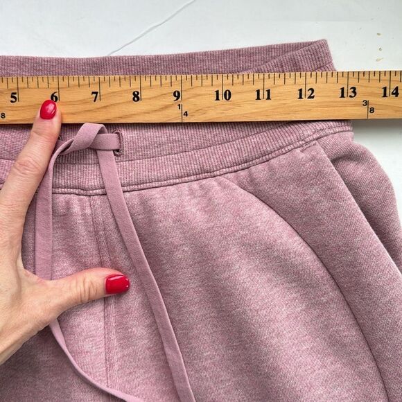 Lululemon Scuba High-Rise Jogger Sz Small Heathered Pink Taupe Fleece Sweatpants - Picture 12 of 14
